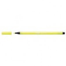 Stabilo 150/68/024 Neon Gul Fibre-Tip Pen M 1,0mm (10stk.)