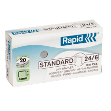 RAPID Häftklammer Standard 24/6 gal 1000 , 24855600, 20-pack