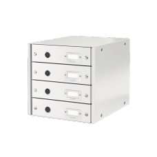 LEITZ Förvaringsbox Click och Store 4 lådor vit , 60490001